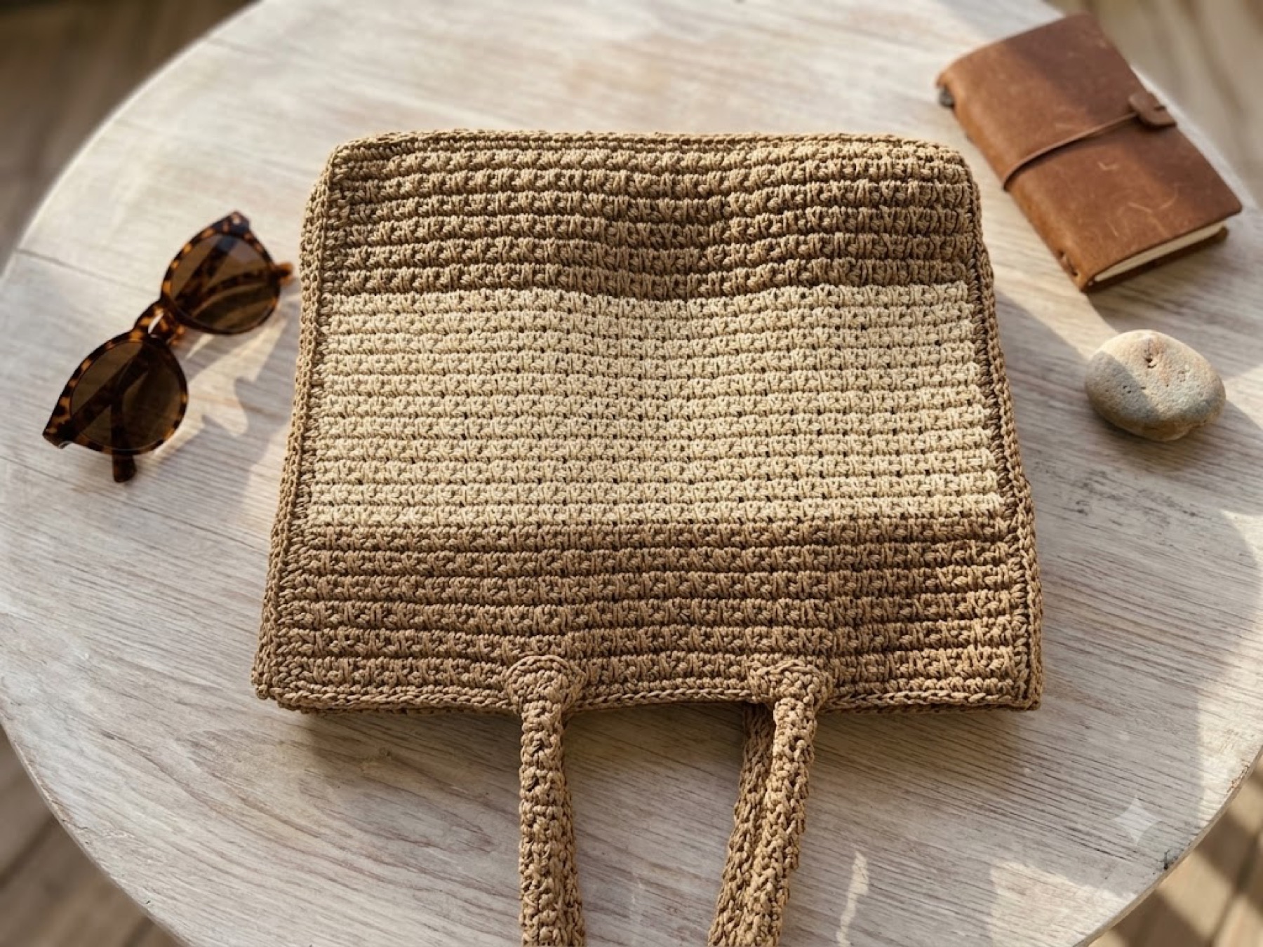 Natural Tan Tote 2