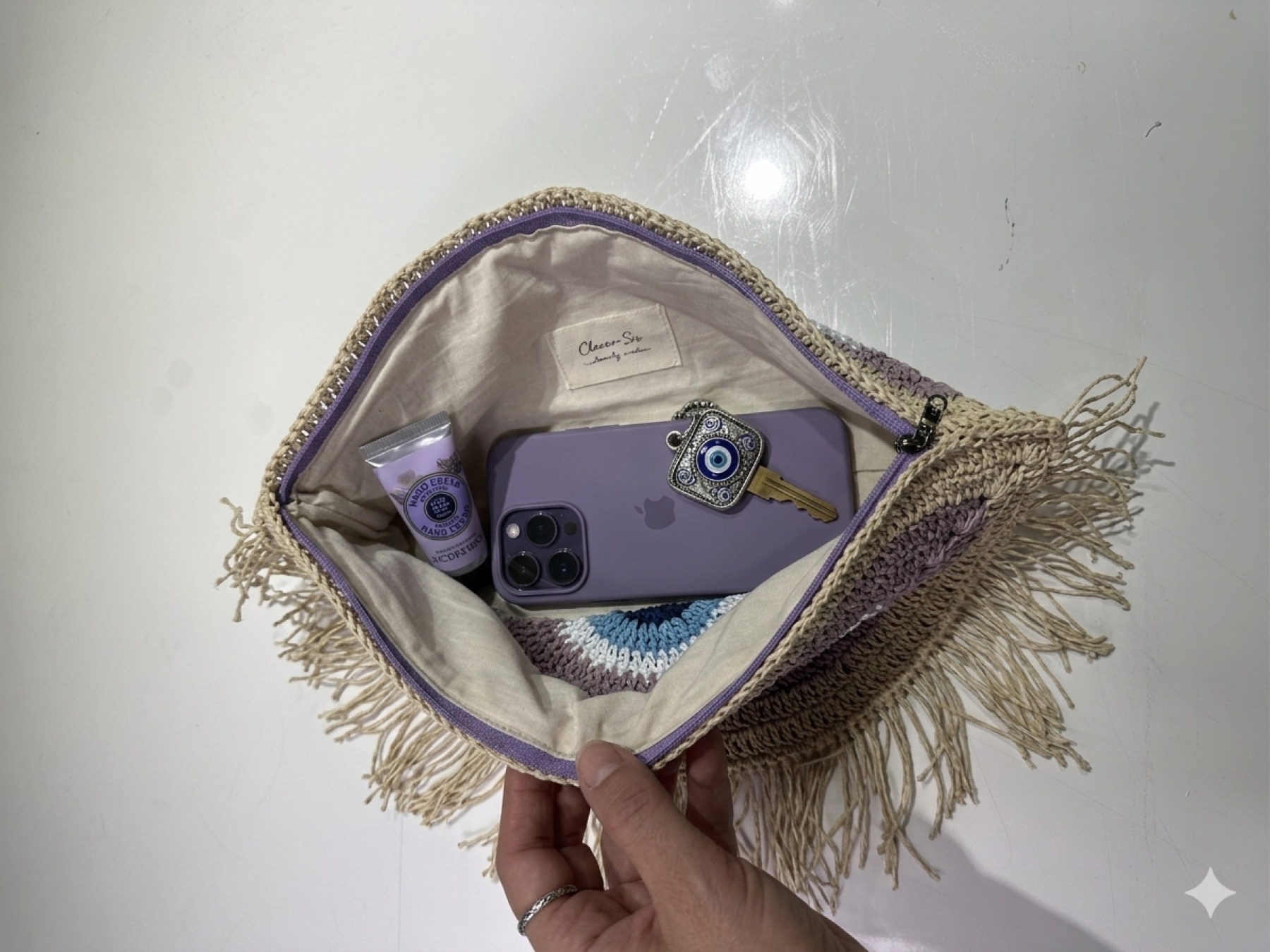 Nazar Clutch Lila 2