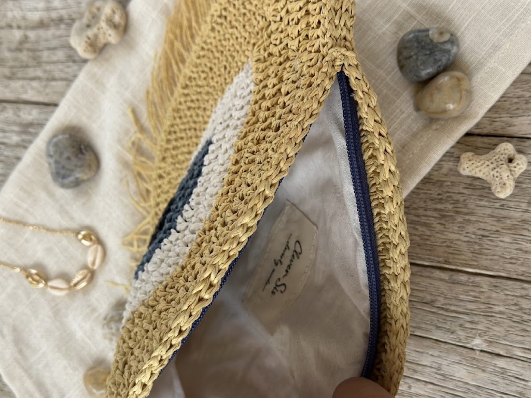Nazar Clutch Natürel 3