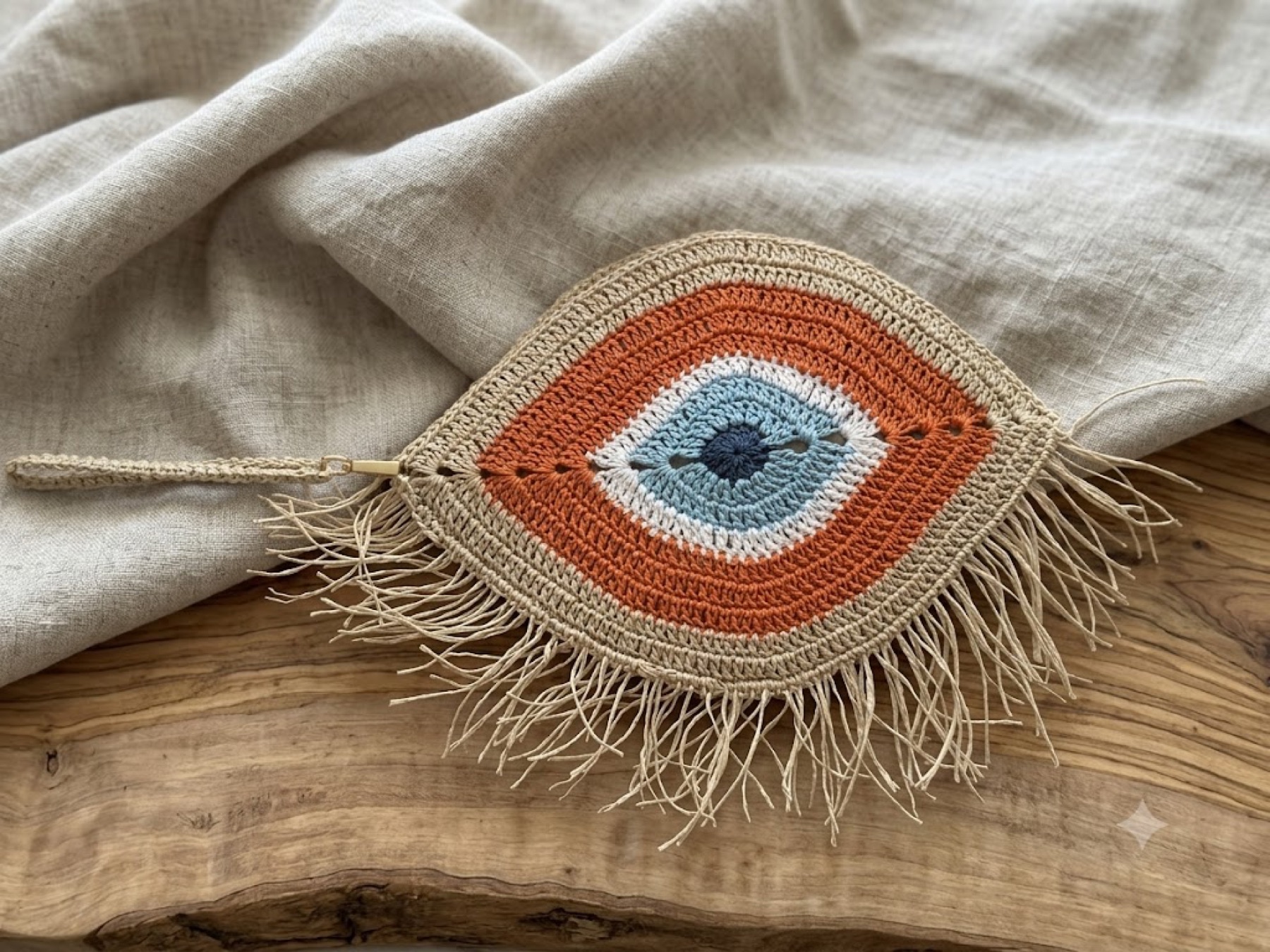 Nazar Clutch Turuncu 2
