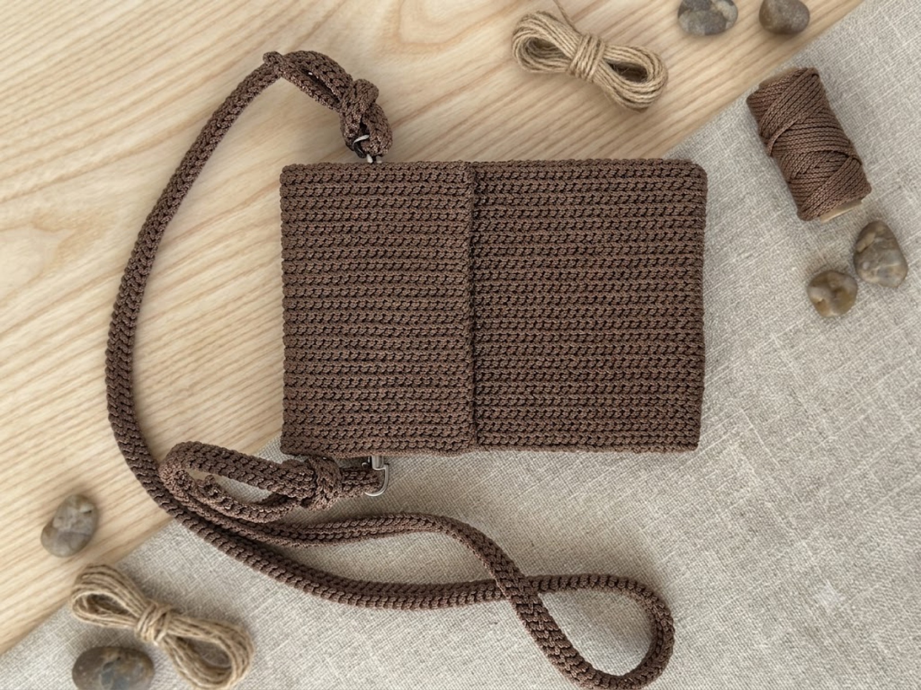 Natural Mini Phone Bag 3