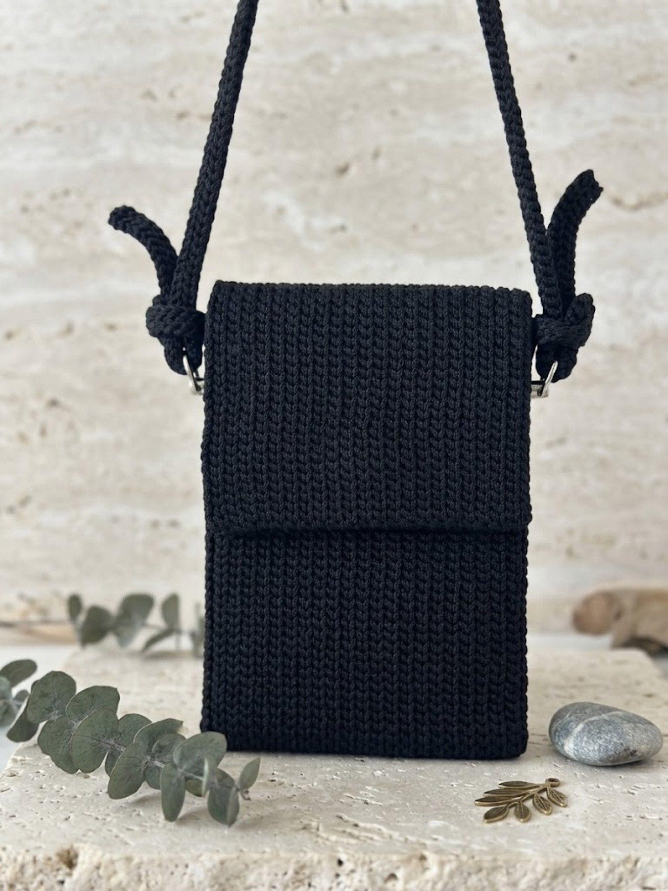 Black Mini Phone Bag - Phone bags